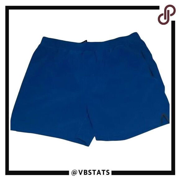 Rhone Pacific Blue Athleisure wear Shorts in Size XL with Liner - Picture 1 of 10